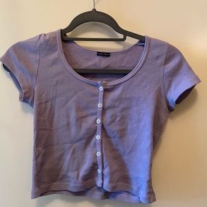 Brandy Melville purple zelly top